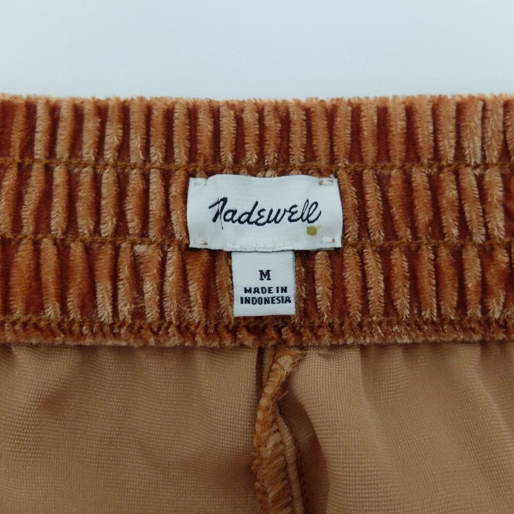 Madewell Women's Track Trousers in Velvet Vintage Gold Size Medium - Picture 9 of 15